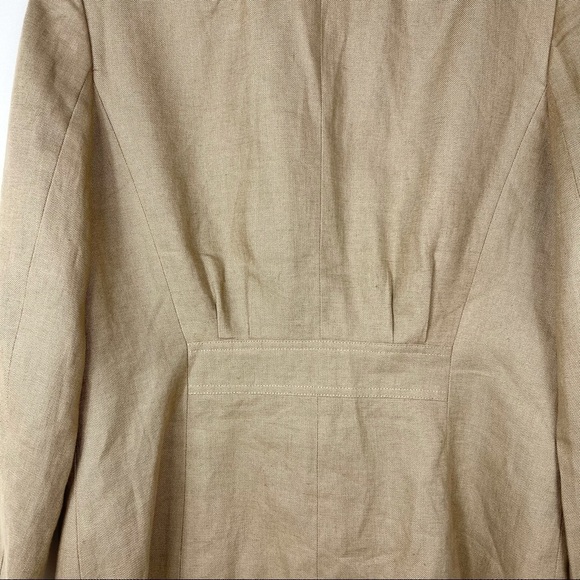 Talbots Irish Linen Beige Blazer - Picture 10 of 13